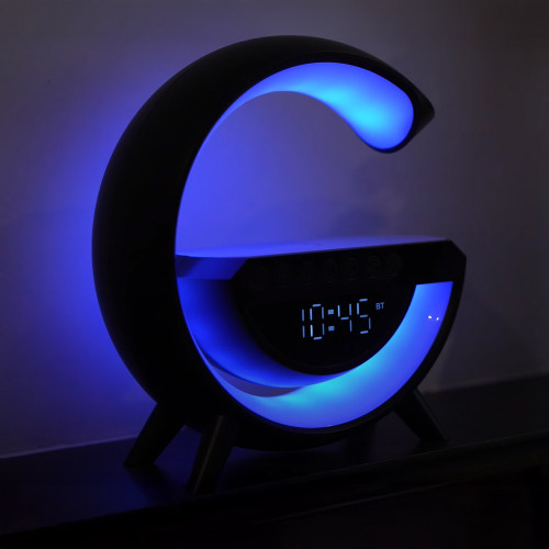 RED5 Light Up Wireless Charging Alarm Clock Speaker