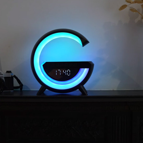 RED5 Light Up Wireless Charging Alarm Clock Speaker