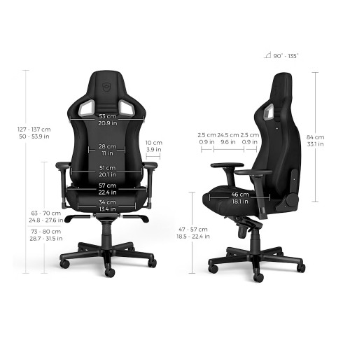 Noble Epic Black Gaming Chair