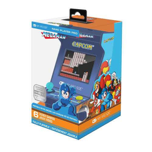 Mega Man Nano Player Pro Portable Retro Arcade