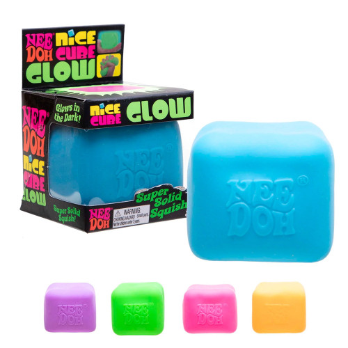 NeeDoh Nice Cube Glow Fidget Toy