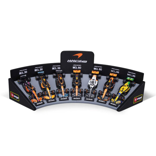 Bburago F1 McLaren 7 Piece 1:43 Scale Set