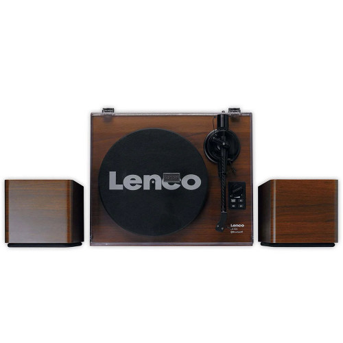 Lenco LS-600 Turntable with Dual Speakers Wood