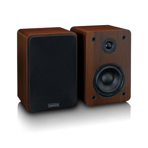 Lenco LS-600 Turntable with Dual Speakers Wood