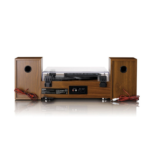 Lenco MC-160 Turntable with Stereo System Wood