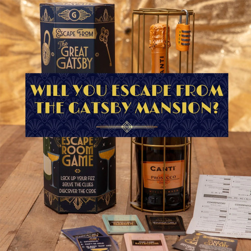 The Great Gatsby Bottle Escape Room Game