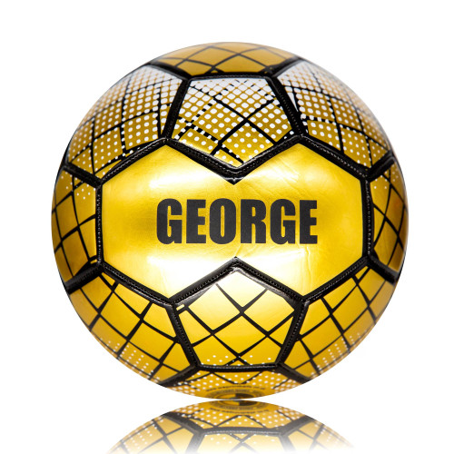 Personalised Gold Football
