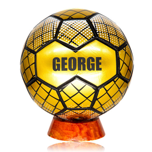 Personalised Gold Football