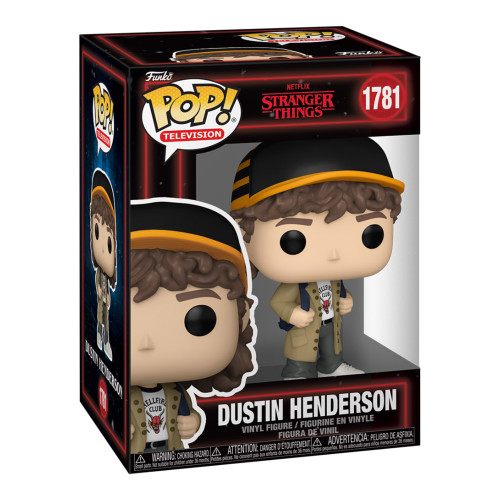 Stranger Things 5 Dustin Henderson Funko Pop! Vinyl Figure
