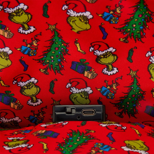 Dr Seuss The Grinch Holiday Loungefly Mini Backpack