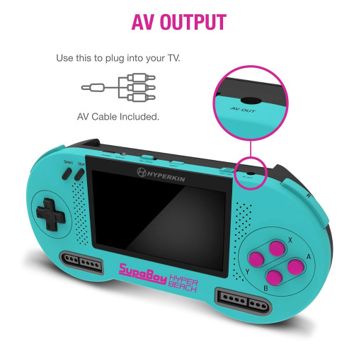 Supaboy Hyper Beach Pocket Gaming Console