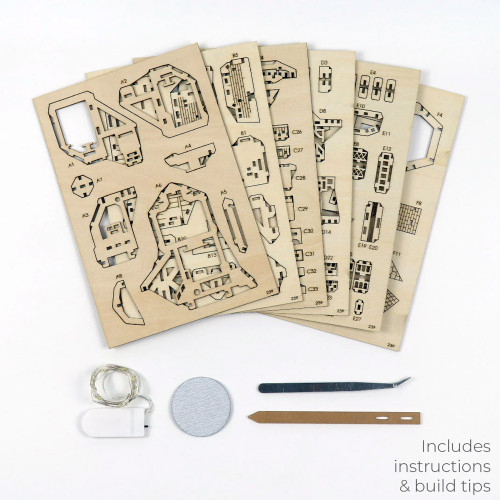 Forest Cottage Wooden Kit