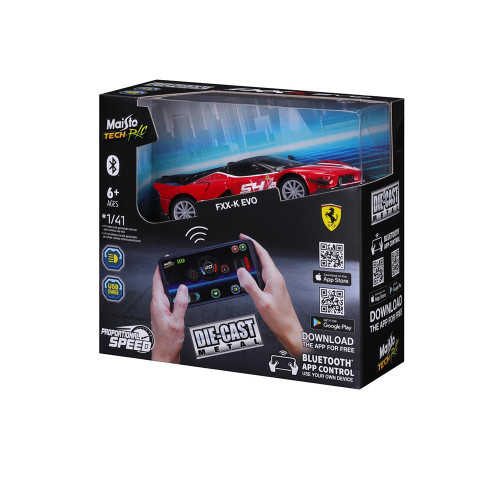 Mini Metal Ferrari FXX-K Evo 1:41 RC Bluetooth Model