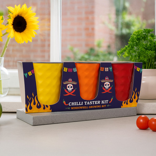 Chilli Taster Windowsill Growing Kit