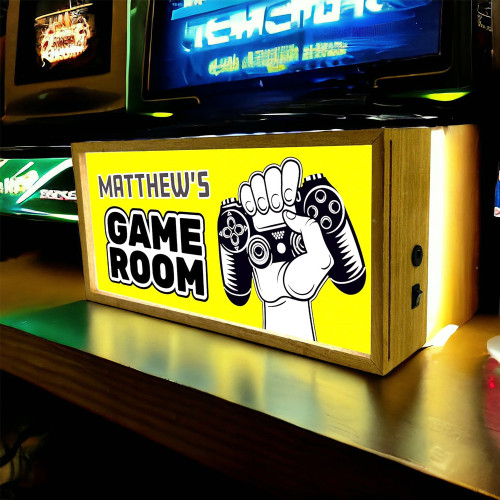 Personalised Light Box Kids Game Room