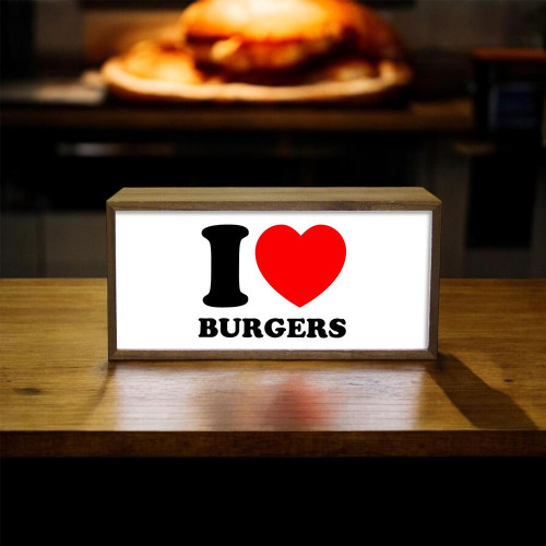 Personalised Light Box I Love