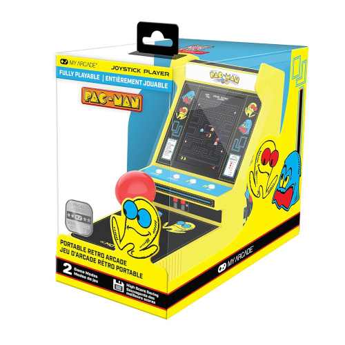 Pac-Man Joystick Player Portable Retro Arcade