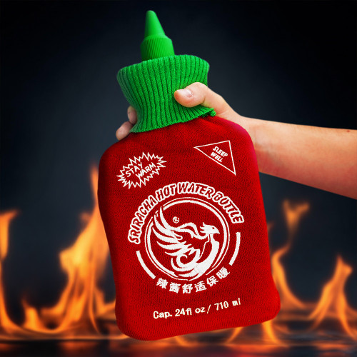 Sriracha Hot Water Bottle
