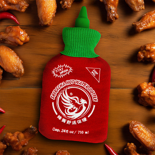 Sriracha Hot Water Bottle