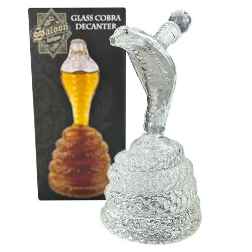 Glass Cobra Decanter