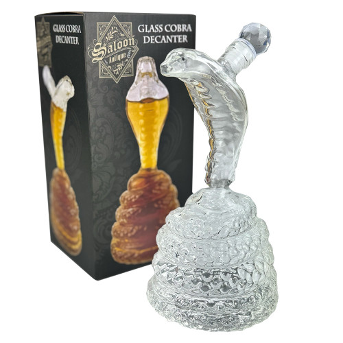 Glass Cobra Decanter