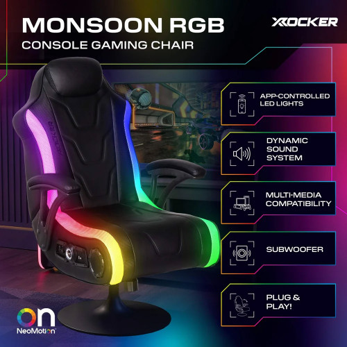 XR Monsoon LED Audio Gaming Chair