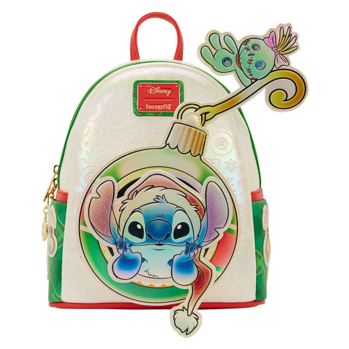 Disney Lilo & Stitch Holiday Loungefly Mini Backpack