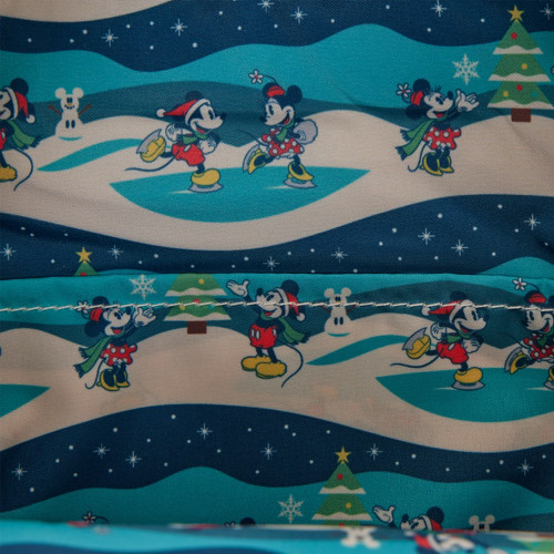 Disney Mickey & Minnie Holiday Loungefly Mini Backpack