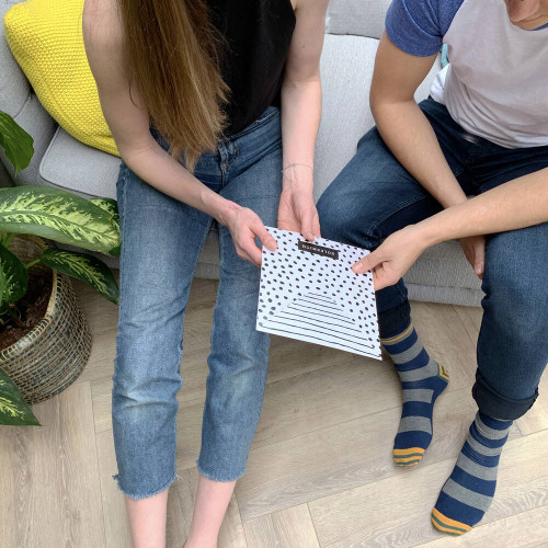 Personalised Hidden Message Whiskey Socks