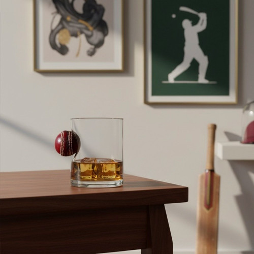 Sports Fan Cricket Ball Tumbler