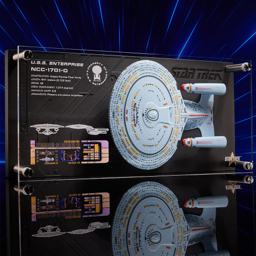 Star Trek Enterprise NCC 1701-D Plaque Model