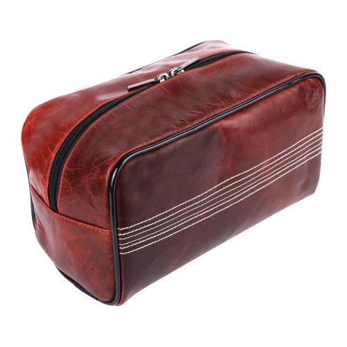 Buffalo Leather Cricket Toiletry Bag