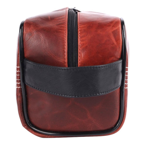 Buffalo Leather Cricket Toiletry Bag