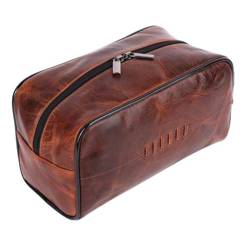 Buffalo Leather Rugby Toiletry Bag