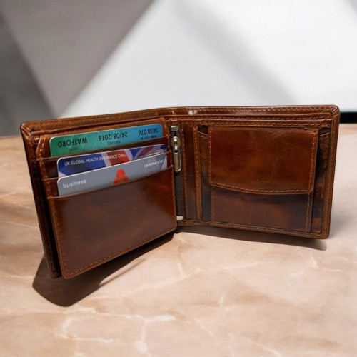 Buffalo Leather Rugby Wallet