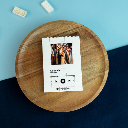 Personalised LEGO Scannable Music Photo Block Puzzle