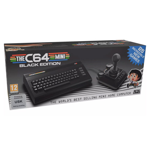 The C64 Mini Black Retro Home Computer