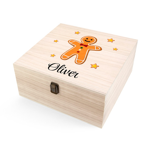Personalised Gingerbread Man Christmas Eve Box