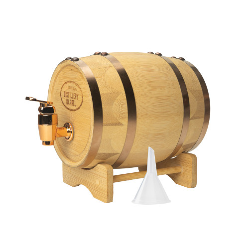 Connoisseur Creations Bamboo Whiskey Barrel