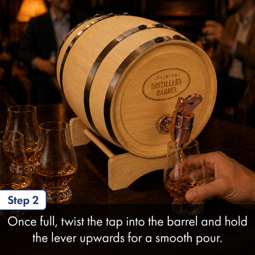 Connoisseur Creations Bamboo Whiskey Barrel