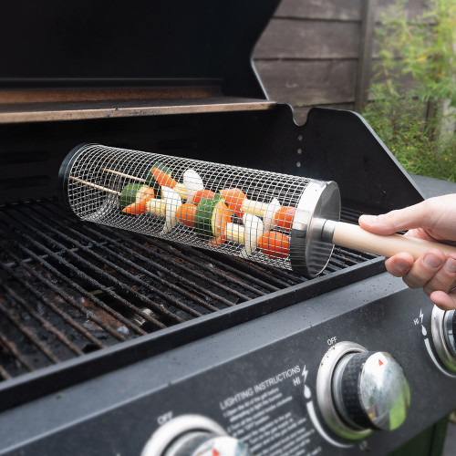 Treat Factory BBQ Rolling Grill Baskets