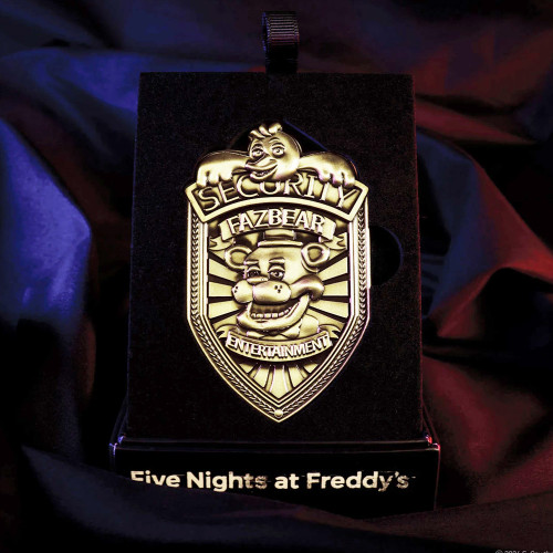 Five Nights at Freddy's Security Badge Replica