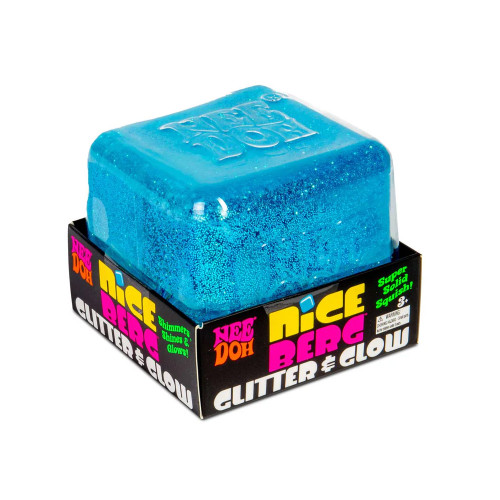 NeeDoh Nice Berg Glitter & Glow Fidget Toy