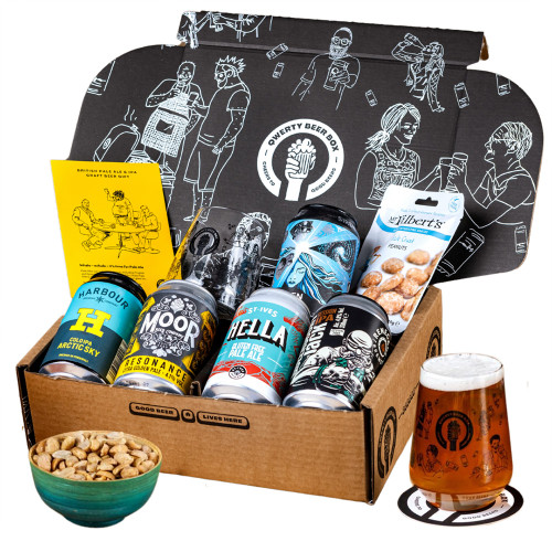 Qwerty Real Ale and Snack Beer Hamper Set of 5
