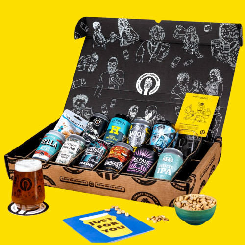Qwerty Real Ale and Snack Beer Hamper Set of 10