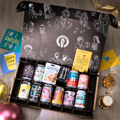 Qwerty Real Ale and Snack Beer Hamper Set of 10