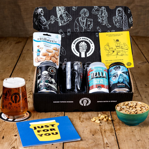 Qwerty Real Ale and Snack Beer Hamper Set of 3