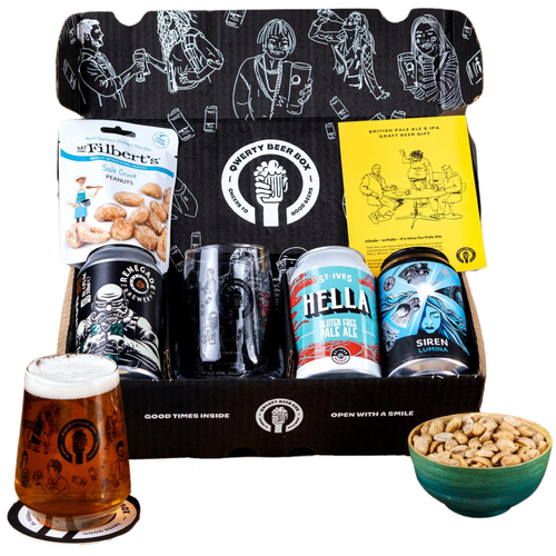 Qwerty Real Ale and Snack Beer Hamper Set of 3