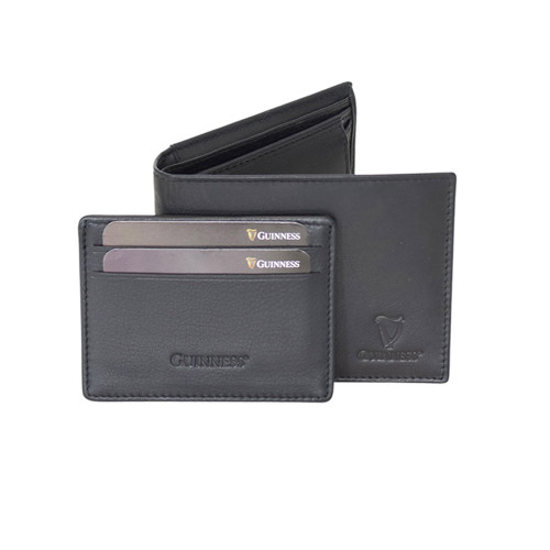 Guinness Leather Wallet with Detachable RFID Card Holder