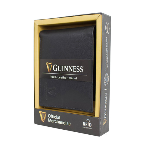Guinness Leather Wallet with Detachable RFID Card Holder